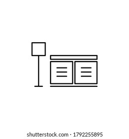 furniture vector icon logo design