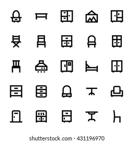 Furniture Vector Icons 2