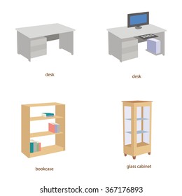 Furniture vector icons
