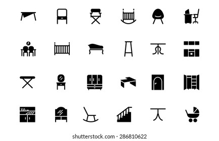 Furniture Vector Icons 4 