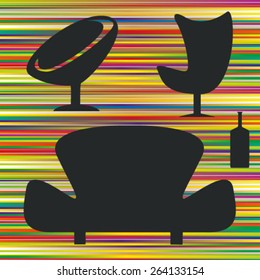 Furniture vector illustration