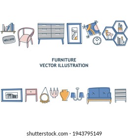 furniture vector template, ideal for web, internet
