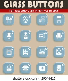 furniture web icons for user interface design