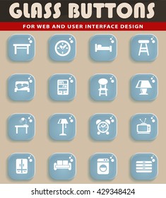 furniture web icons for user interface design