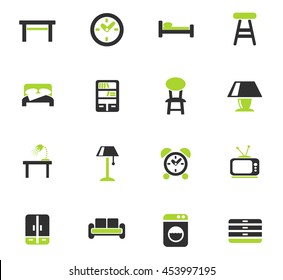 furniture web icons for user interface design