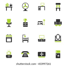 furniture web icons for user interface design