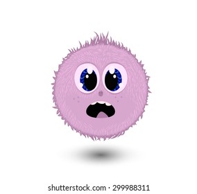 Furry Ball Vector Illustration Stock Vector (Royalty Free) 299988311 ...