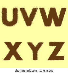 furry font 6