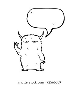 furry monster cartoon