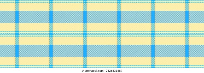 Furry Schottenmuster Textil, Cross Vector Muster nahtlos. Italienischer Hintergrund Textur Plaid Stoff in heller und gelber Farbe.