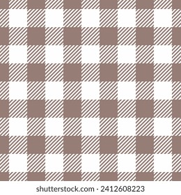 Furry Texture Check, Verbesserung nahtloser Hintergrund Plaid. Echte Vektortartan-Stoffmuster in Pastellfarben und Weiß.