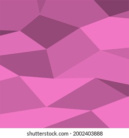 Fuscia Pink White polygonal abstract background consisting of triangles and Vector square size illustration.Creative Business Design Templates.