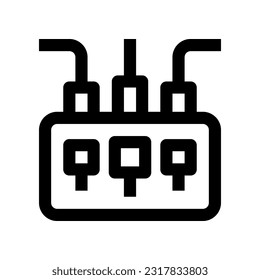 fuse box icon for your website, mobile, presentation, and logo design.