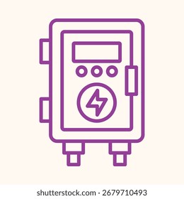 Fuse Box trendy artwork design useful creative vector Illustration delightful colorful background.eps