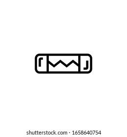 Icono de fundición en lineal, icono de contorno aislado en fondo blanco