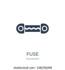 fuse icon vector on white background, fuse trendy filled icons from Transport collection, fuse vector illustration