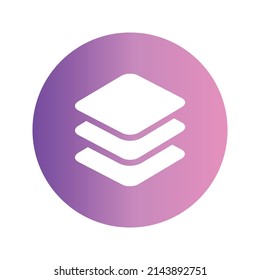 Fuse Network Cryptocurrency token icon. FUSE token symbol. Cryptocurrency vector icon. Flat Vector illustration - Vector
