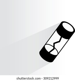 fuse on white background, flat and shadow theme