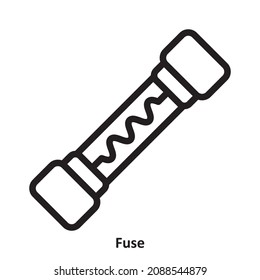 Fuse. simple icon design, best used for banner, flayer, or web application. Editable stroke with EPS 10 file format