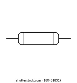 fuse symbol on white background