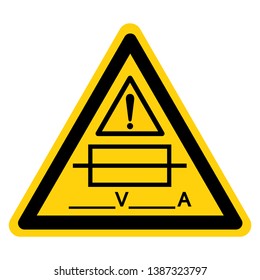 Fuse Symbol Sign, Vector Illustration, Isolate On White Background Label .EPS10  