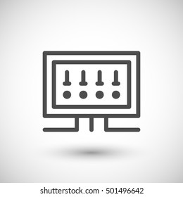 Fusebox line icon