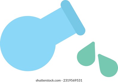 Fused Liquids Vector Icon Flat Style