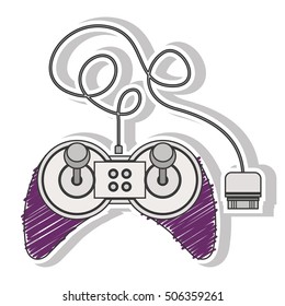 fushia striped remote control games with joystick