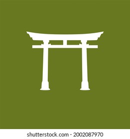 Fushimi Inari Vector. Is The Gate In Front Of The Temple. 