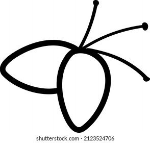 Fusion of flower and butterfly