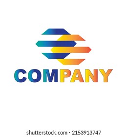 Conjunto de marcas del logotipo de la imagen de fusión, diseño, icono, signo, logotipo de combinación, icono de vector de combinación de dos colores a partir del concepto político. el símbolo de señalización vectorial de combinación azul aislado se puede usar para negocios web, móviles y de logotipos 
