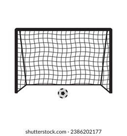 Futsal goal post icon vector illustration design