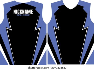 Futsal jersey template sport design collection