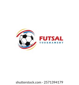 Futsal Logo Vector Simple and Elegant Design