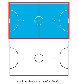 Imágenes, fotos de stock y vectores sobre Cancha Futsal | Shutterstock