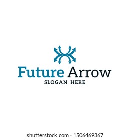 Future Arrow Company or Business Mark Logo Design 