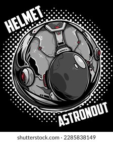 Future Astronaut: Futuristic Helmet for Space Exploration