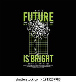 the future is bright simple vintage