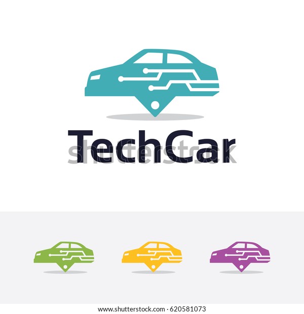 Future car logo design. Transportation, Electric\
car, Vehicle and Sophisticated car logo concept. Vector logo\
template