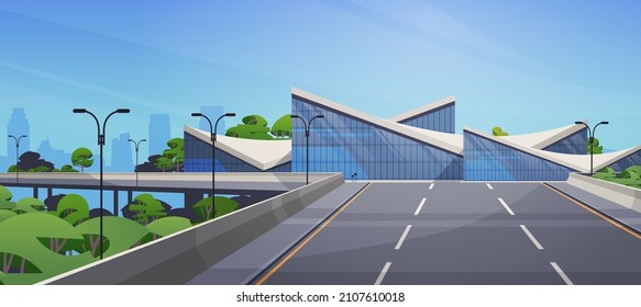 future city futuristic unusual shapes buildings modern architecture urban town cityscape background