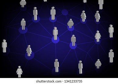 Future communication network connection solutions technology, wireless, Global internet and satellite connection concept