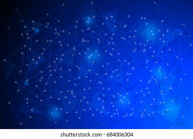 future connection low poly background vector and illustration 