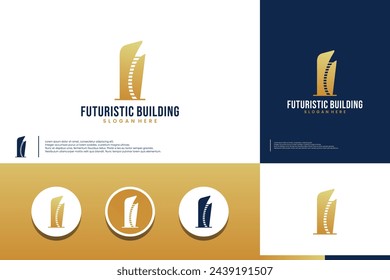 future construction logo , home building, logo vector.