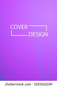 Future Cover Design. Simple Halftone Gradients Background. Future Cover Template. Brochures, Flyers, Presentations, Leaflet, Magazine, Annual Report Vector Geometric Patterns. A4 size.