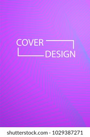 Future Cover Design. Simple Halftone Gradients Background. Future Cover Template. Brochures, Flyers, Presentations, Leaflet, Magazine, Annual Report Vector Geometric Patterns. A4 size.