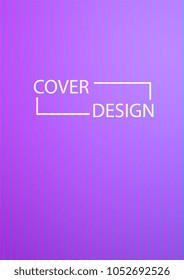 Future Cover Design. Simple Halftone Gradients Background. Future Cover Template. Brochures, Flyers, Presentations, Leaflet, Magazine, Annual Report Vector Illustration. A4 size.