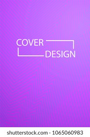 Future Cover Design. Simple Halftone Gradients Background. Future Cover Template. Magazine, Annual Report, Brochures, Flyers, Presentations, Leaflet. Vector Geometric Patterns. A4 size.