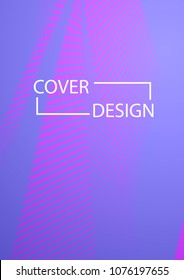 Future Cover Design. Simple Halftone Gradients Background. Future Cover Template. Magazine, Annual Report, Brochures, Flyers, Presentations, Leaflet. Vector Geometric Patterns. A4 size.