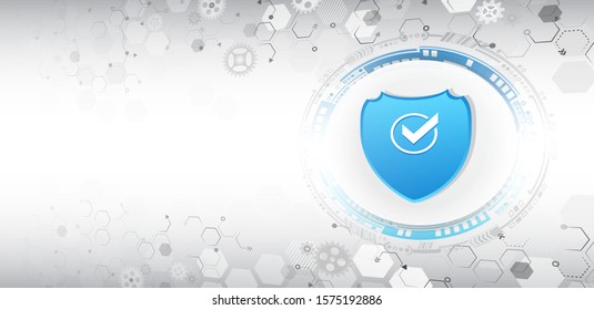 Future cyber technology web services for business and internet project. Concept of computer data encryption. Isometric vector illustration.