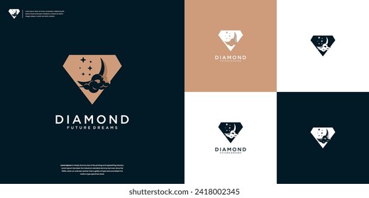 Future diamond logo design template